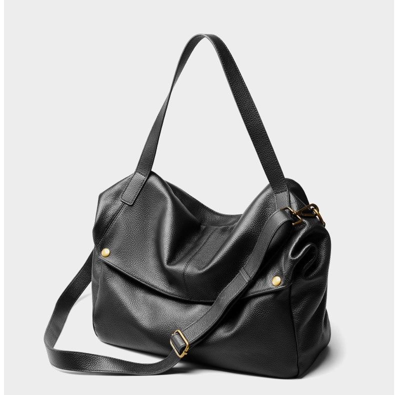 Bruna | Bolso minimalista en piel suave de uso diario