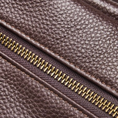 Bruna | Bolso minimalista en piel suave de uso diario