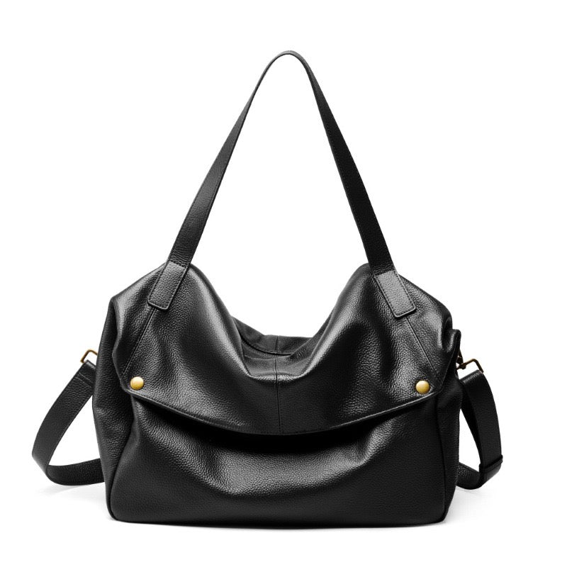 Bruna | Bolso minimalista en piel suave de uso diario