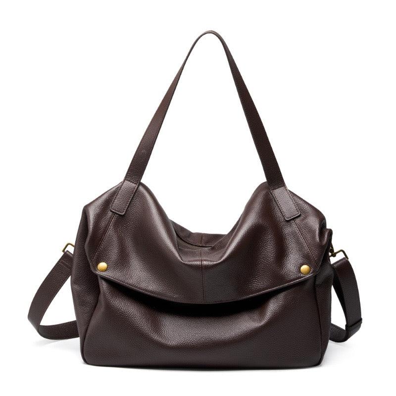 Bruna | Bolso minimalista en piel suave de uso diario