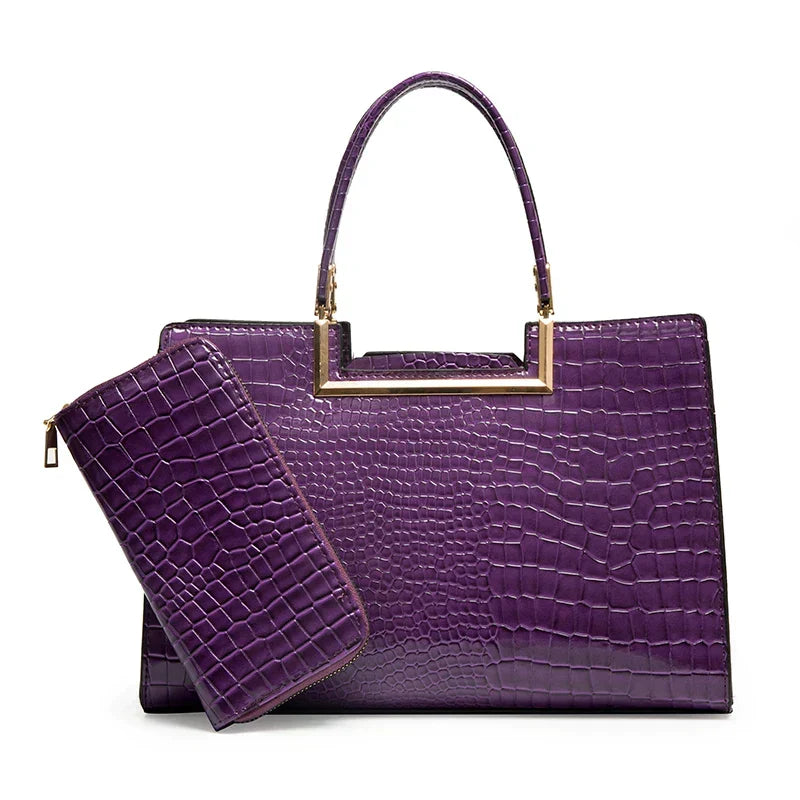 Conjunto de bolso y cartera estructurados de Valentina Montier, vista complementaria