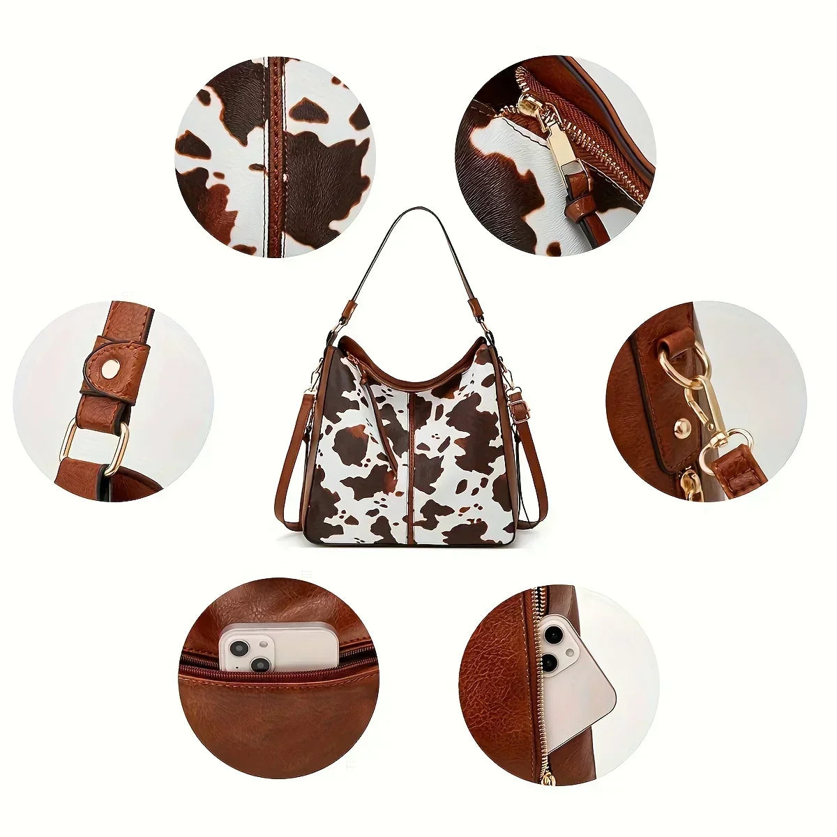Romina | Bolso de mano en piel suave