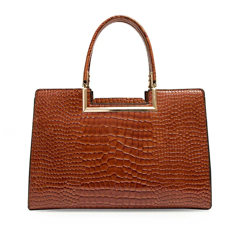 Conjunto de bolso y cartera estructurados de Valentina Montier, vista principal