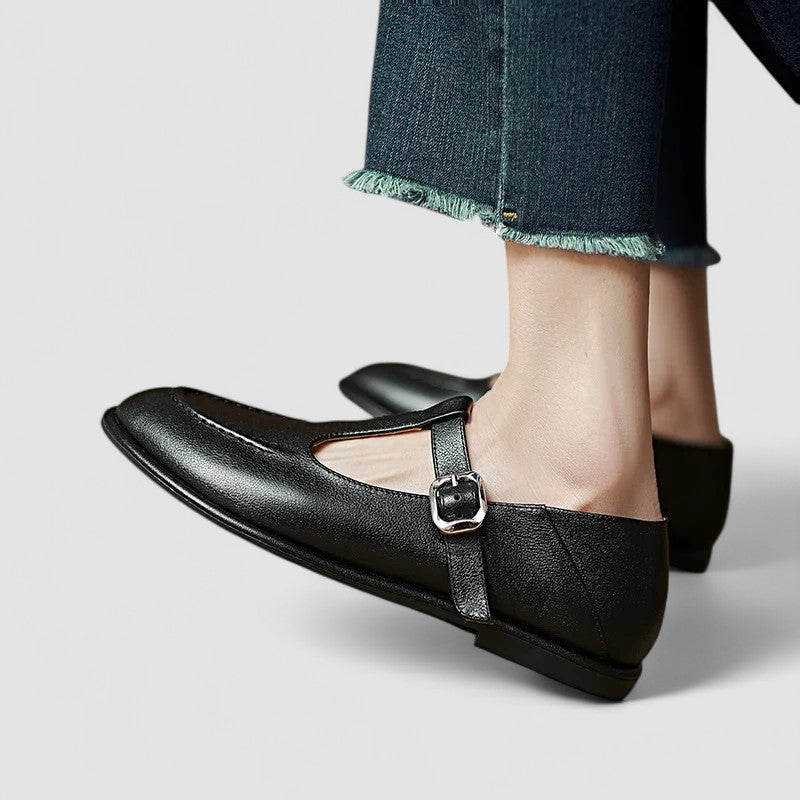 Camila | Zapatos ortopédicos Mary Jane con tacón bajo