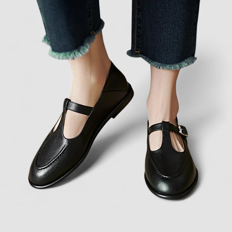 Camila | Zapatos ortopédicos Mary Jane con tacón bajo