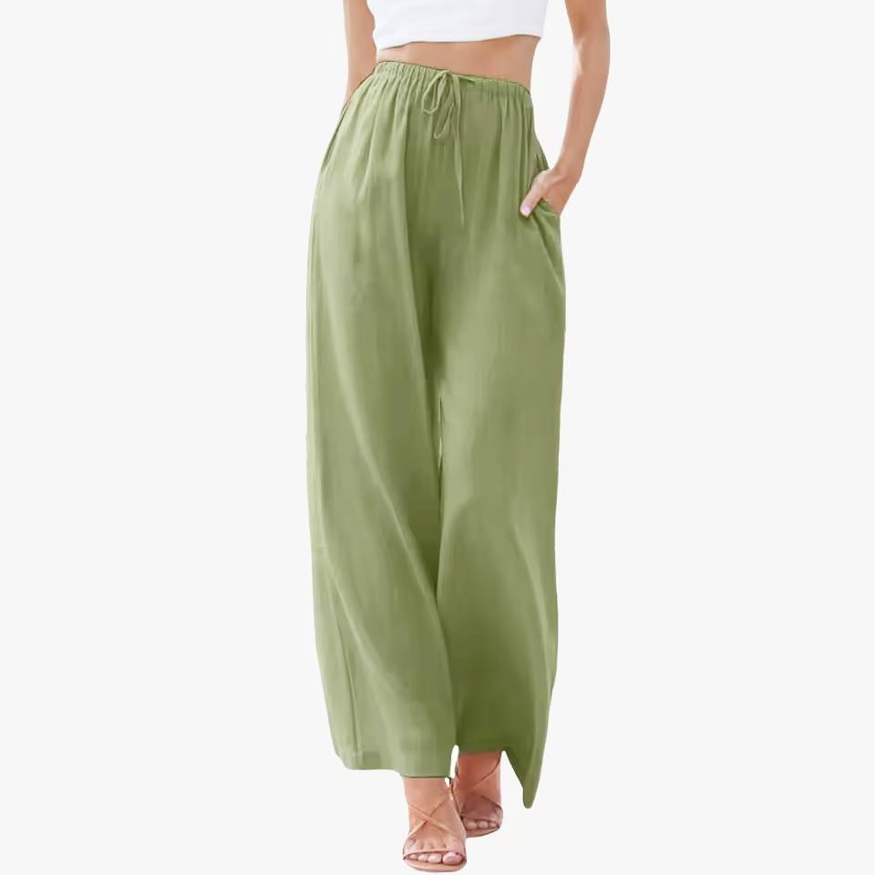 Pantalón ancho de verano para hombre de Valentina Montier, vista principal