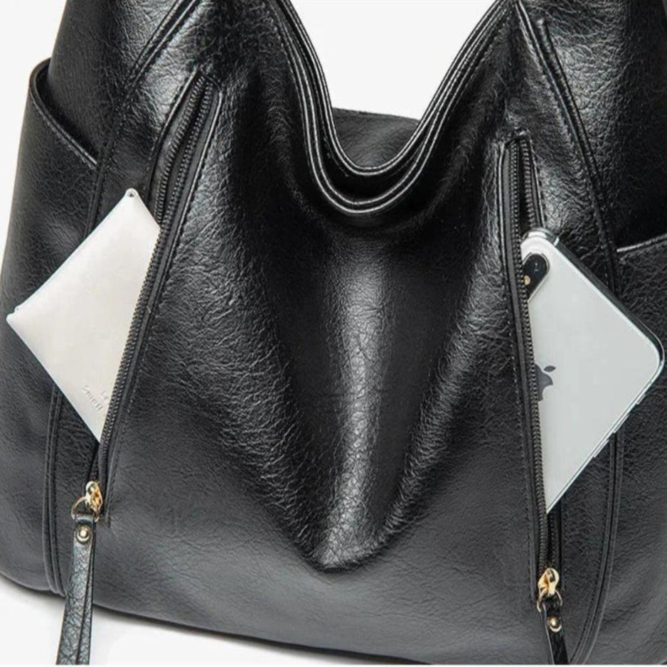Bolso de mano minimalista de Valentina Montier, vista complementaria