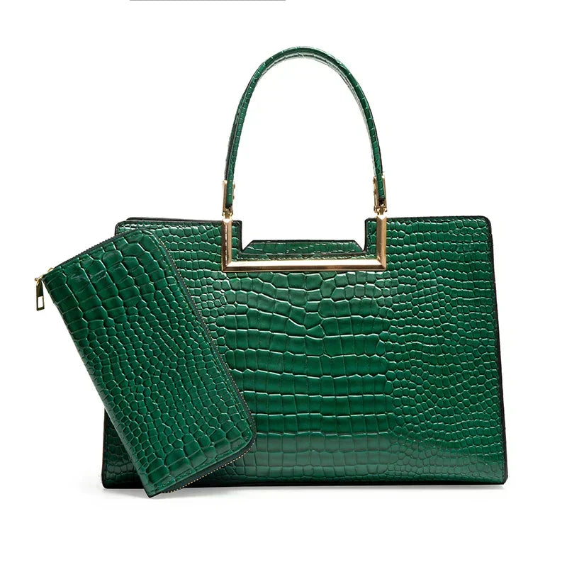 Conjunto de bolso y cartera estructurados de Valentina Montier, vista alternativa