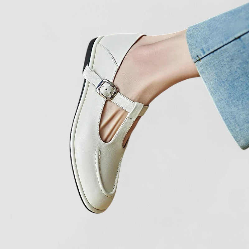 Camila | Zapatos ortopédicos Mary Jane con tacón bajo