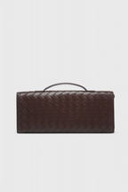 Edurne | Bolso de mano con detalle de lazo dorado