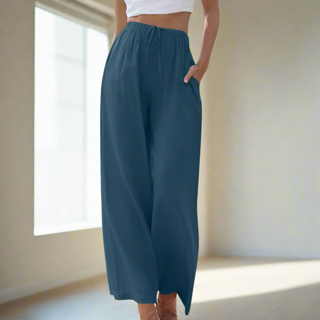 Pantalón ancho de verano para hombre de Valentina Montier, vista alternativa