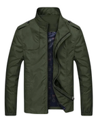 Marcos | Cazadora militar ligera con charreteras, color Verde militar, vista del producto, vista principal