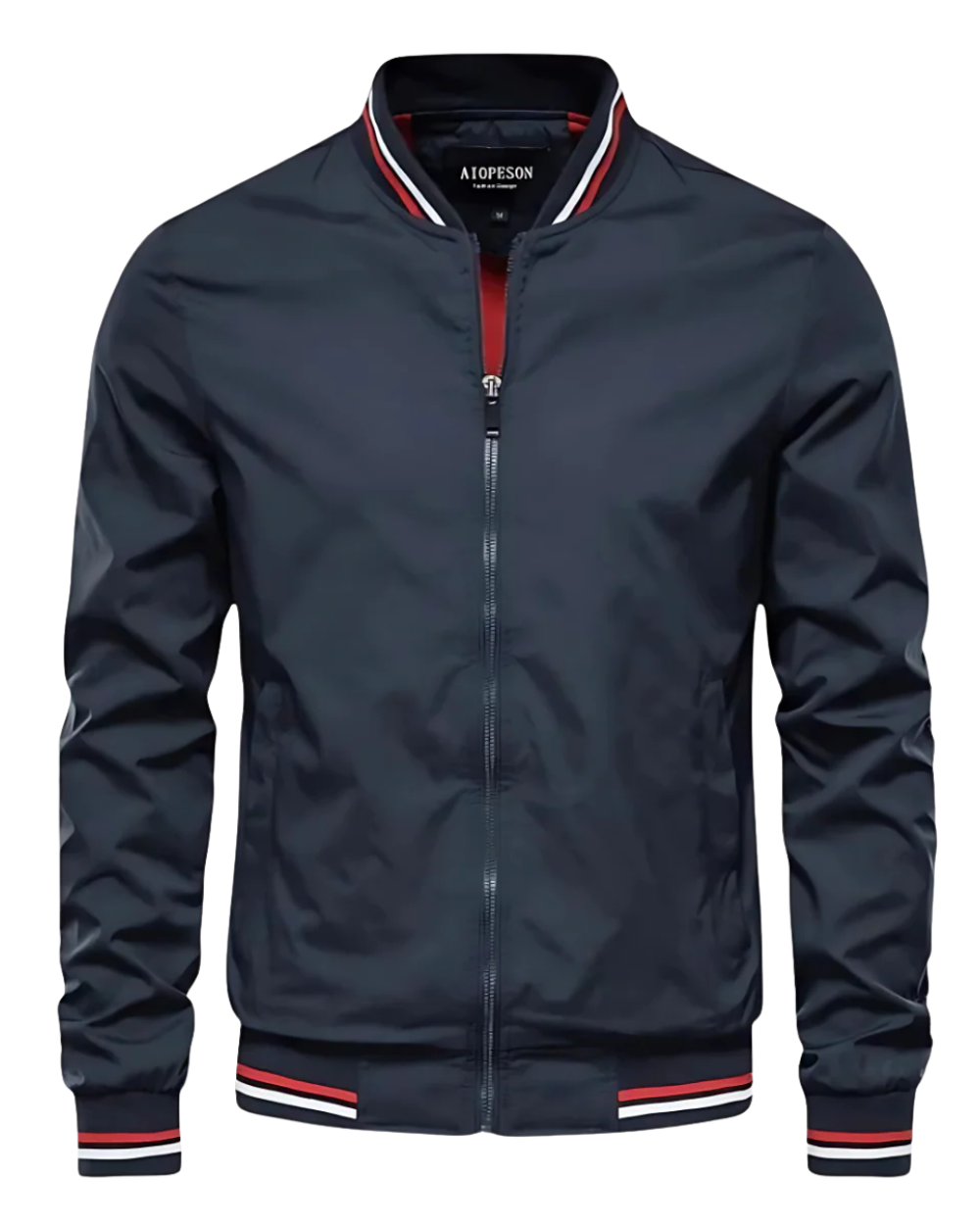 Javier | Cazadora bomber urbana con ribetes, vista complementaria o detalle del producto 1, vista principal
