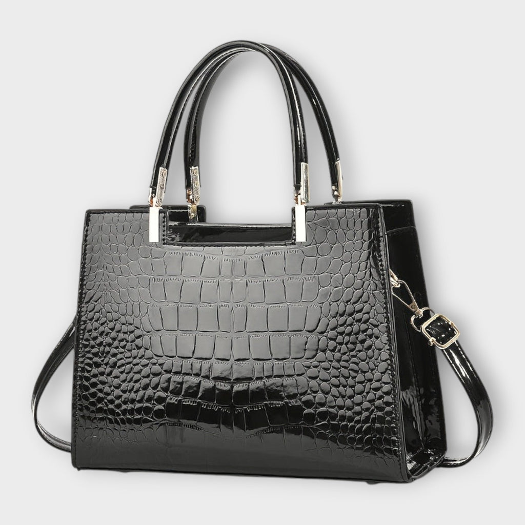 Genoveva | Bolso con grabado efecto cocodrilo