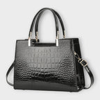 Genoveva | Bolso con grabado efecto cocodrilo