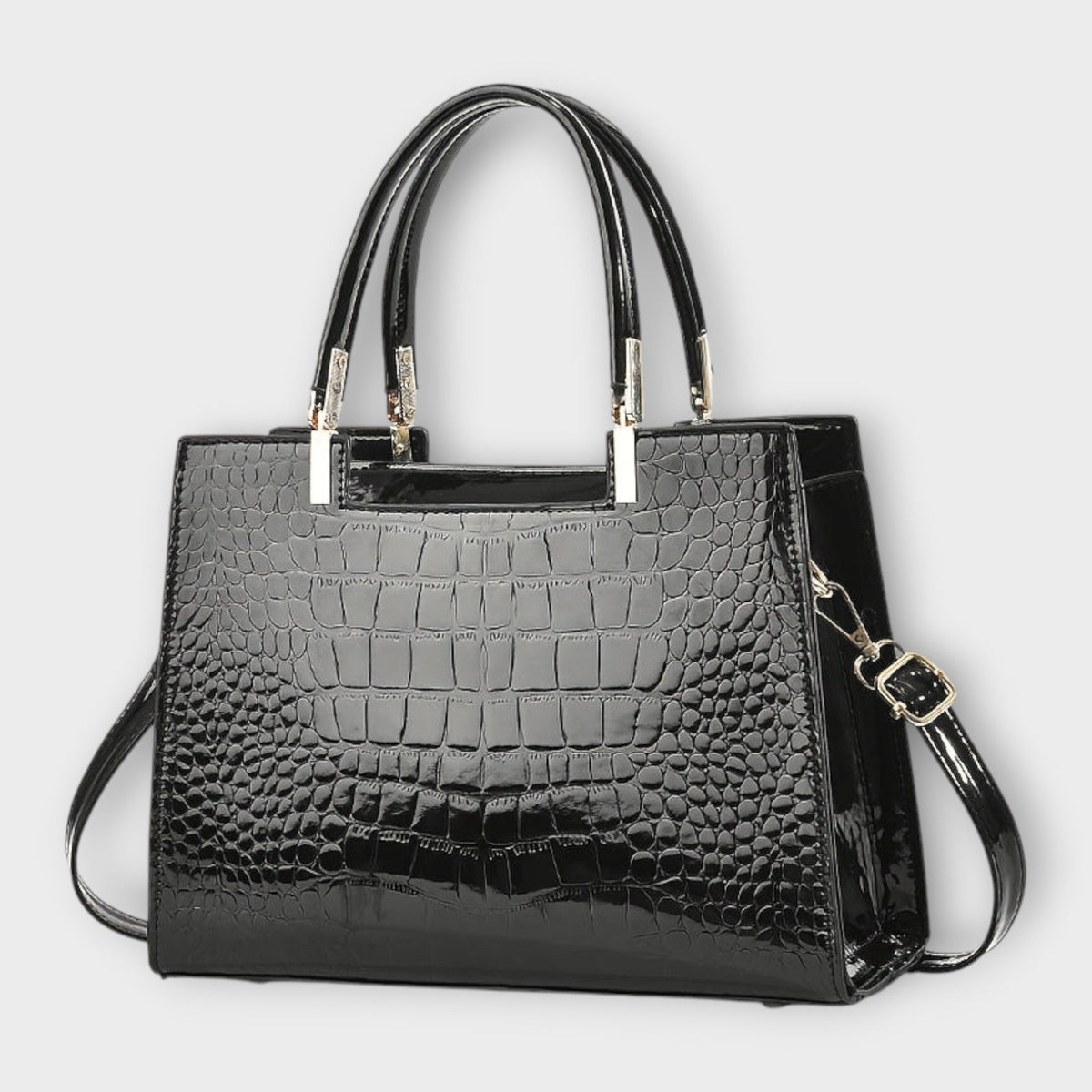Genoveva | Bolso con grabado efecto cocodrilo