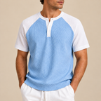 Polo de punto bicolor Celestino, vista principal