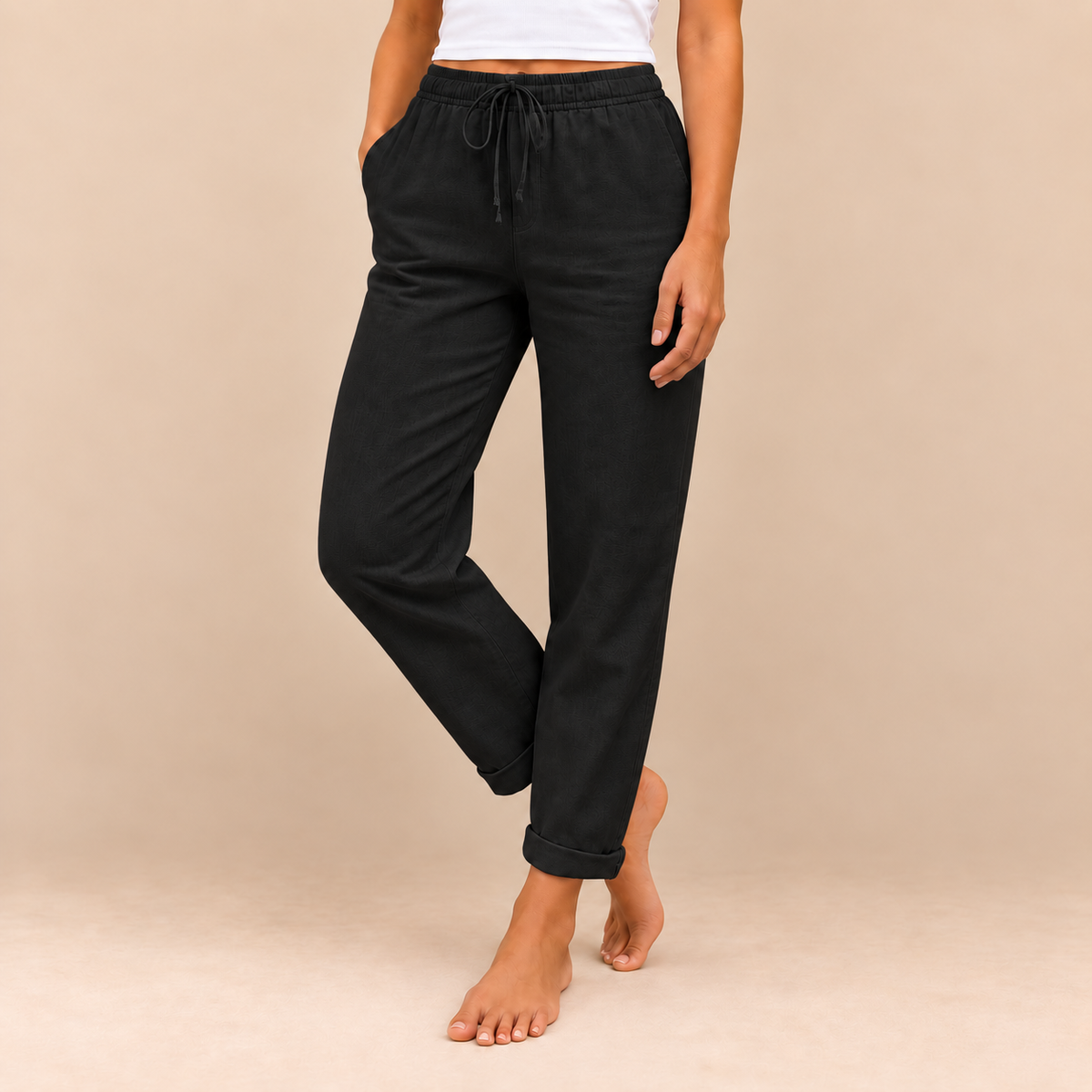 Mara | Pantalón fluido con lazada