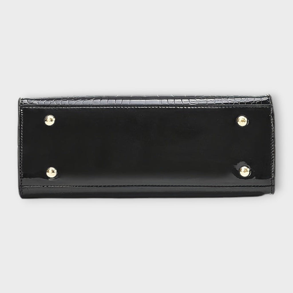 Genoveva | Bolso con grabado efecto cocodrilo