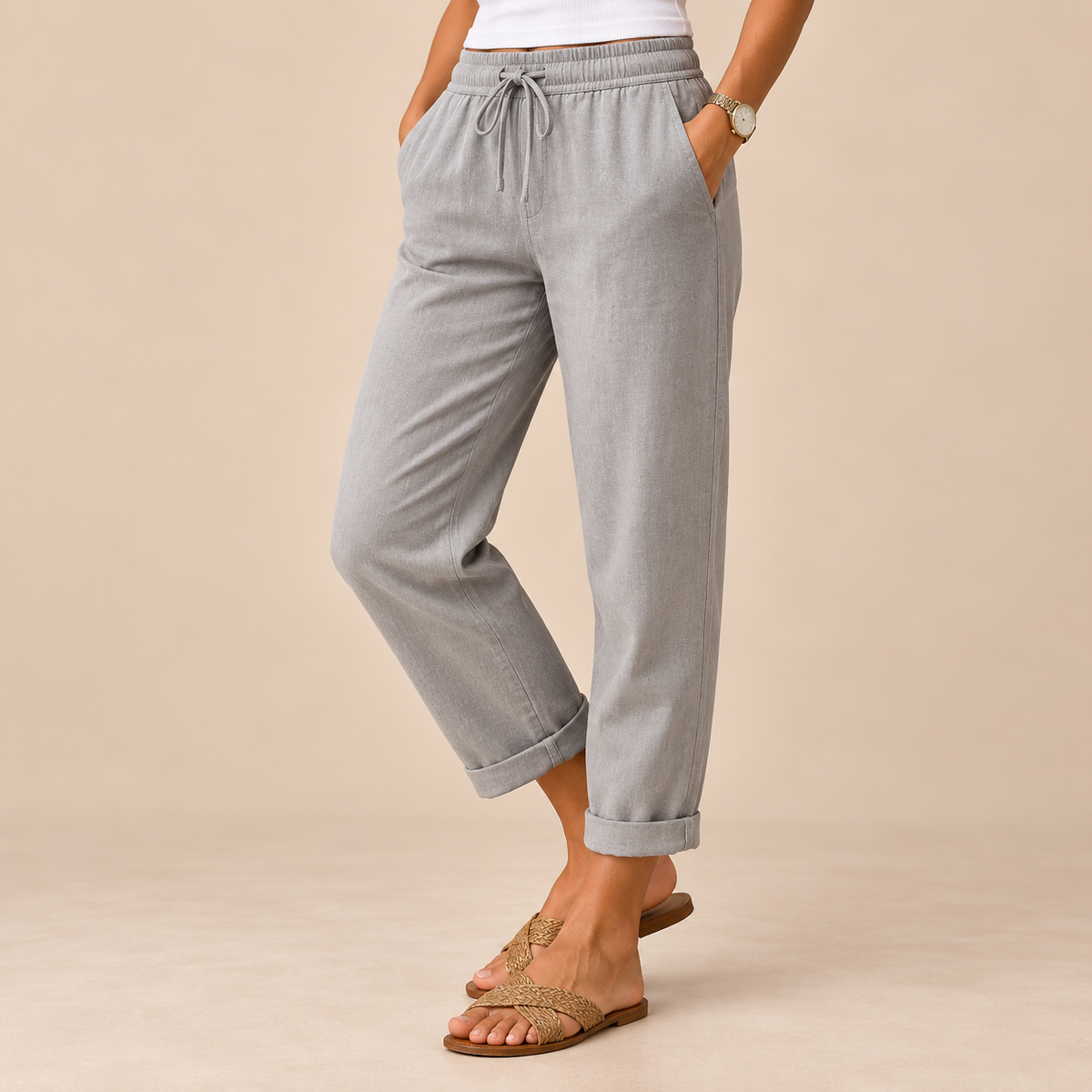 Mara | Pantalón fluido con lazada