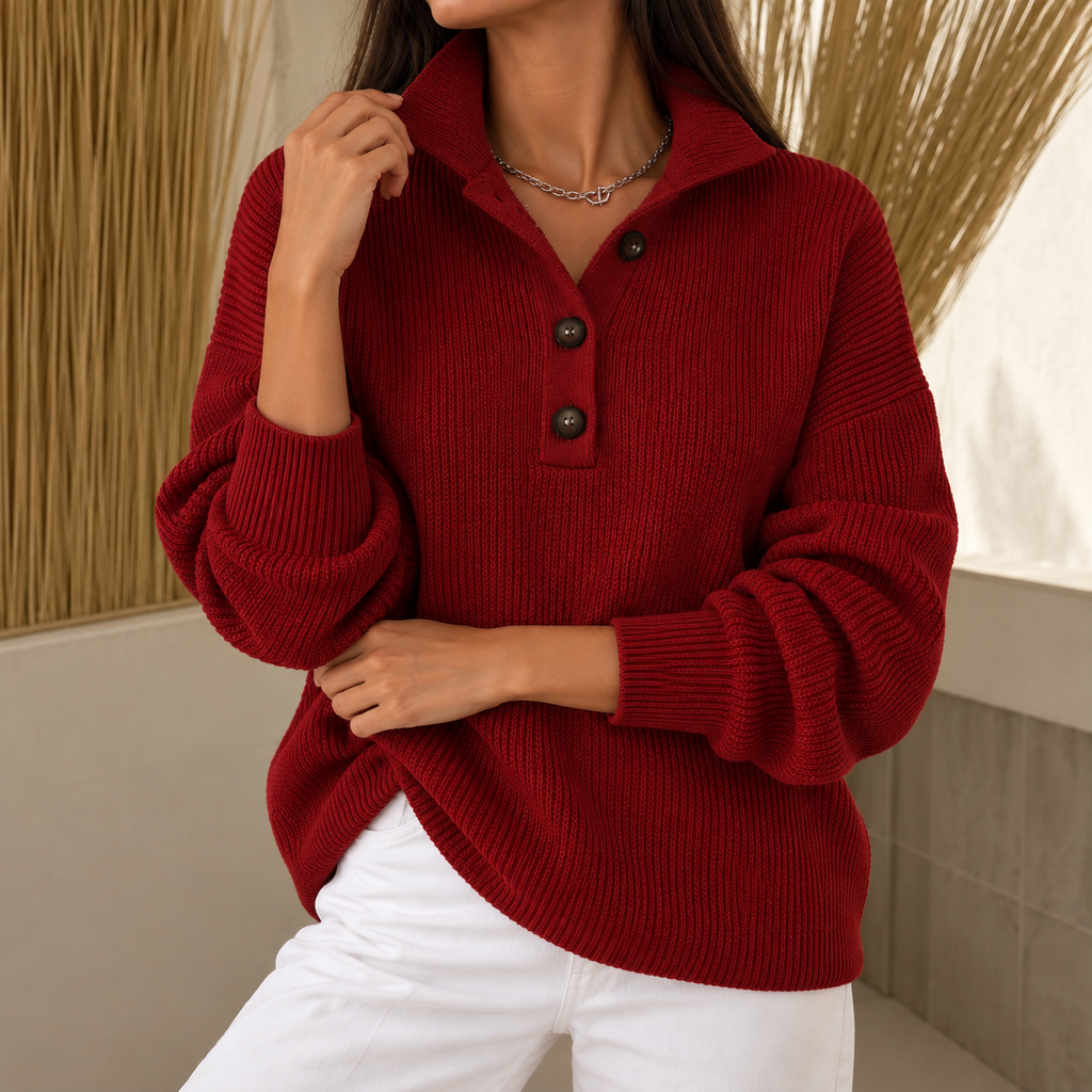 Jersey polo con cuello alto Gracia, vista complementaria