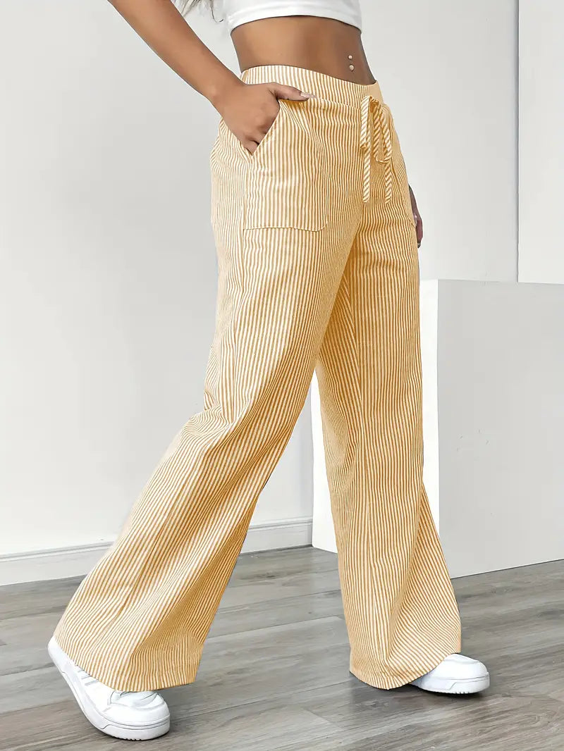 Pantalón relajado de verano de Valentina Montier, detalle del diseño