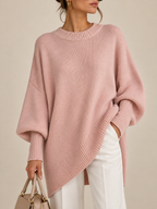 Margarita | Jersey poncho de corte oversize