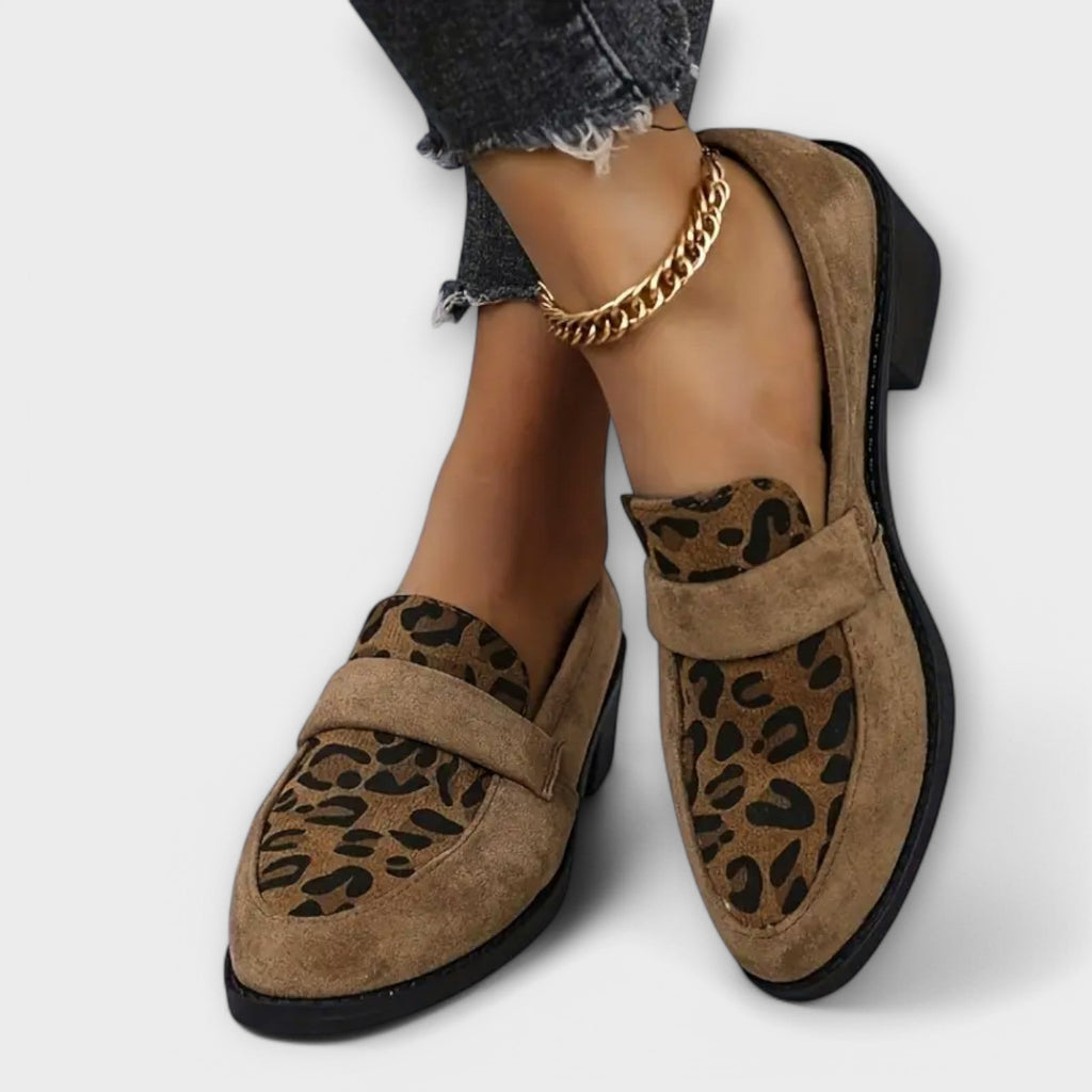 Aurora | Zapatos elegantes con estampado de leopardo