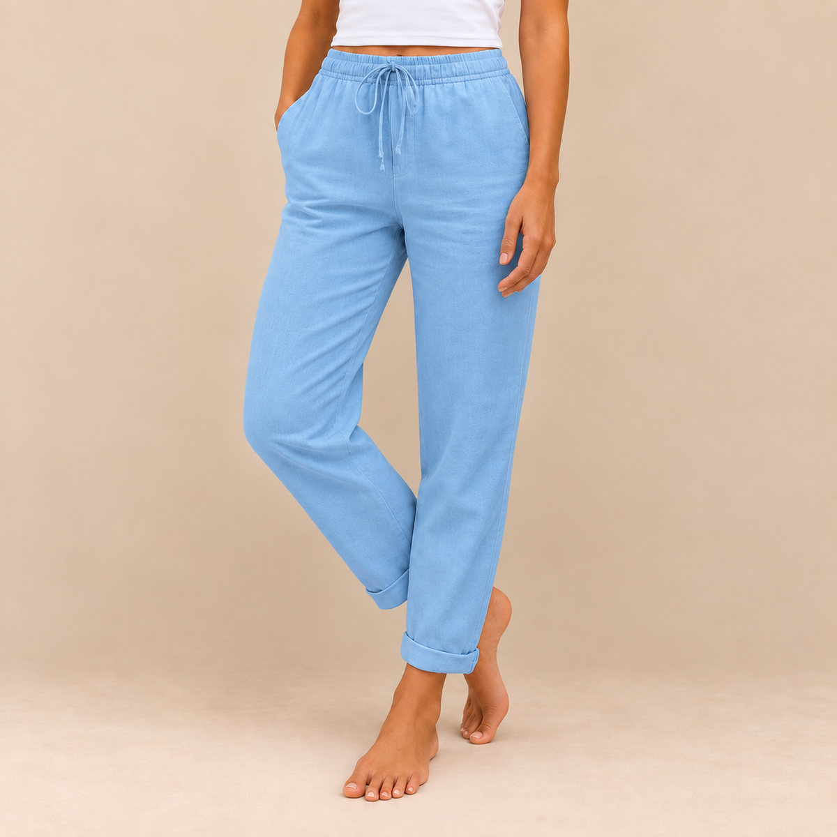 Mara | Pantalón fluido con lazada