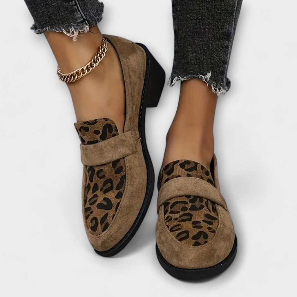 Aurora | Zapatos elegantes con estampado de leopardo
