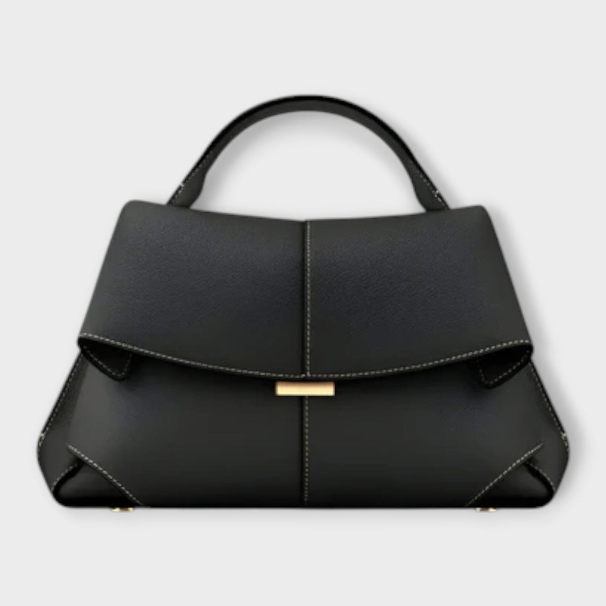 Livia | Bolso de mano estructurado en piel
