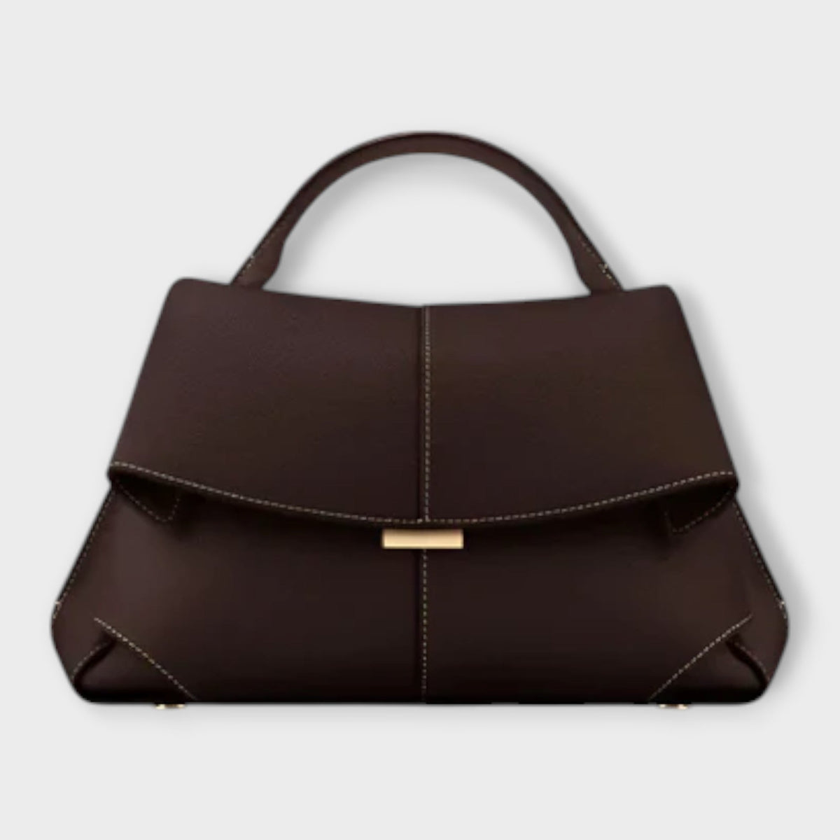Livia | Bolso de mano estructurado en piel